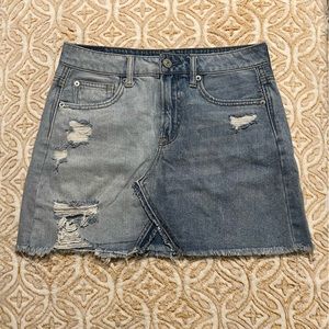 American eagle two tone Jean skirt